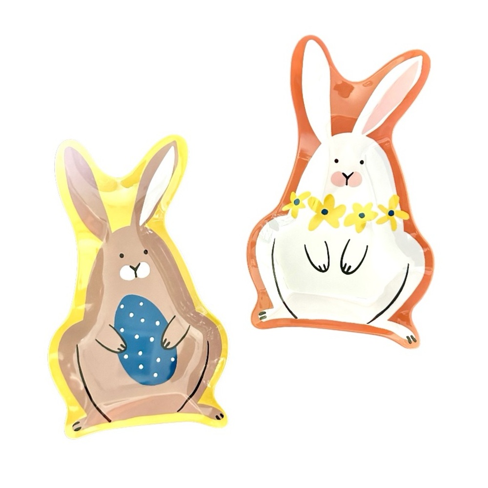 Target Room Essentials Melamine Bunny Appetizer Kids Plates Spring Easter